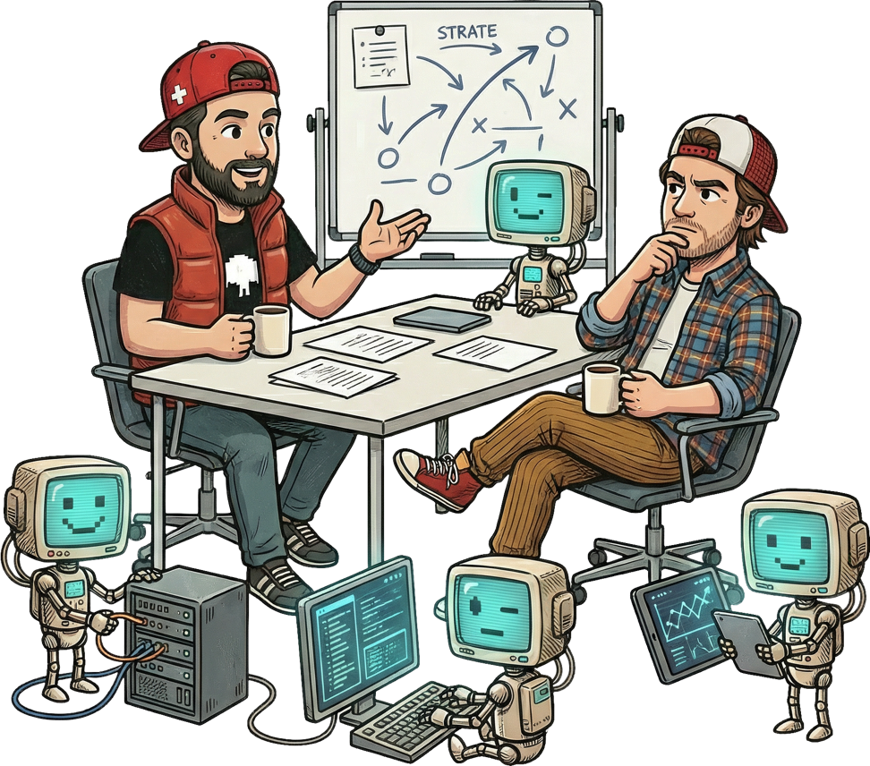 Illustration of people doing deep work together
